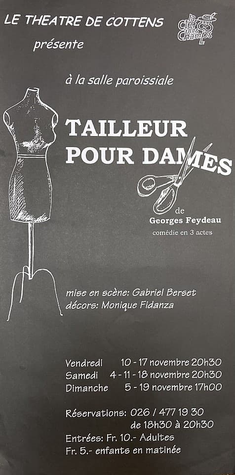 Affiche Tailleur pour dames